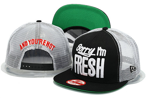 Sorry I am Fresh Mesh Snapbacks Hat YS 0606
